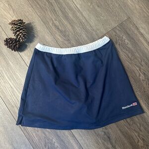 Reebok Classic Navy and White Skirt